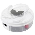 Upgraded Version USB Flytrap Automatic Pest Catcher Fly Killer Electric Fly Trap Device Insect Pest Reject Control Catcher（white）. 