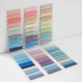 200 Sheet Morandi Transparent Fluorescent Index Tabs PET Sticky Note Podazz.