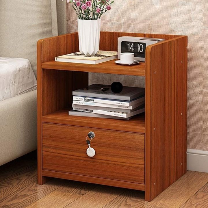 NewWave%20Bedside%20Table%20with%20Lockable%20Drawer,%20Modern%20Bedside%20Table,%20Bedside%20Table%20Cabinet%20Nightstand%20with%202%20Storage%20shelf%201%20Lockable%20Drawer%20Design%20by%20Nahid%20Furniture18x14x12"%20-%20Image%203