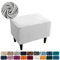 Velvet Wingback Chair Covers Stretch Wing Armchair Cover with Seat Cushion Cover Elastic Sofa Slipcovers Solid Color Sofa Covers. 