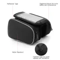 Roswheel Cycling Bike Bicycle Front Top Tube Frame Pannier Double Bag Pouch for 5.5in Cellphone 1.8L 12813L-A. 