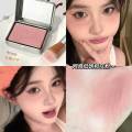 BLACKNANA Square Tin Box Monochrome Blush Pseudo-plain makeup, low saturation gray powder tone, contouring, long-lasting makeup, and tender rouge.
