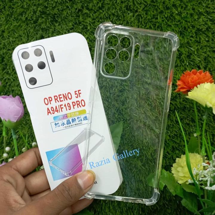 Oppo F19 Pro  / A94 / A95 Premium Silicone Case Crystal Clear Soft TPU Ultra-Thin Transparent Flexible Protective Mobile Phone Back Cover