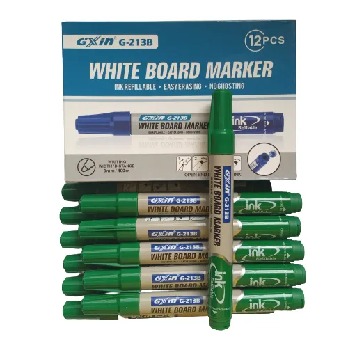 GXin%20G-213B%20Refillable%20Whiteboard%20Marker%20Pen%20-%2012%20Pieces%20-%20Green%20-%20Image%205