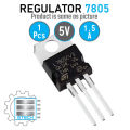 LM7805 L7805CV L7805 7805 5V 1.5A Voltage Regulator IC 3 Pin TO-220 Package Fixed 5V Positive Voltage Regulator IC. 