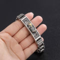 【Seasonal Sale】 Mens Amulet Wealth Lucky Jewelry Vintage Scripture Bracelets Pixiu Bracelet Feng Shui Bangle For Men. 