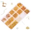 Earring Finding Set Eye Pins Earring Making Supplies Kit for Necklace Jewelry Making. 