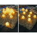 【Cathery Baby Store】Soccer Warm White Fairy Lights Garlands10 LED Football M String Lights Plastic Home Kids Party Decoration Garlands.