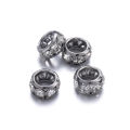 St.Kunkka 20pcs 12/10mm Copper Rhinestone Bead Ring Making Jewelry DIY For Bracelet Necklace.