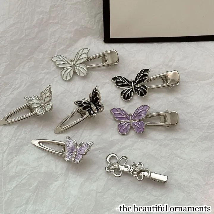 New%20Silver%20Color%20Butterfly%20Hair%20Clip%20Y2K%20Simple%20Butterfly%20Hairpin%20Fashion%20Accessories%20Butterfly%20Pattern%20Hairpins%20-%20Image%203