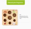 Wooden Montessori Fun Plucking Radish Toy Children's Puzzle Insert Carrot Game Baby Toys Early Childhood Educational Toys Gifts. 