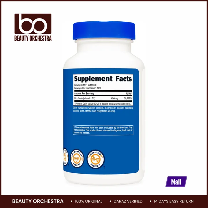 Nutricost%20Vitamin%20B2%20Riboflavin%20400mg%20-%20120%20Capsules%20-%20Image%202