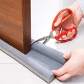 Windproof Seal Strip Draught Excluder Stopper Door Bottom Guard Double Protector Doorstop Dust-proof Blocker Sealer Soundproof. 