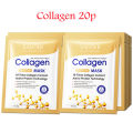 20pcs Snail Collagen Face Mask skincare Moisturizing Brightening Firming Facial Masks Face Sheet Mask Korean Skin Care. 