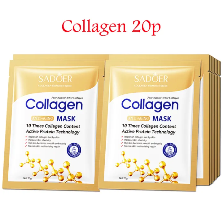 20pcs%20Snail%20Collagen%20Face%20Mask%20skincare%20Moisturizing%20Brightening%20Firming%20Facial%20Masks%20Face%20Sheet%20Mask%20Korean%20Skin%20Care%20-%20Image%206