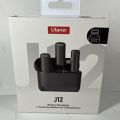 ULANZI J12 Lightning Jack Wireless Lavalier Microphone for iPhone, 2-in-1 Plug N Play Mic with Charging Case for Phone Video Recording Interview Youtubers Vloggers, 65ft Transmission Range. 