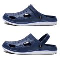 Summer Beach Sandals Men Outdoor Rubber Clogs Garden Shoes Zuecos Hombre Sandalias Paya Cholas Klompen Breathable Big Size 47 48. 