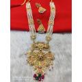 Traditional Wedding/Party Bridal Choker Necklace Earrings. 