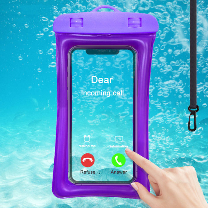 Air Bag Waterproof Bag Phone Case for Swimming Underwater