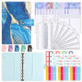 3D Starring Sky Budget Binder 3D Starring Sky Budget Binder A6 Planner Money Saver Zippered Cash Envelopes Budgeting.