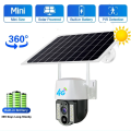 V380 PRO VC3-4G 3MP Sim-Supported Solar Battery Backup PTZ IP Camera Wireless CCTV Security Camera, Waterproof, Two-Way Audio, Motion Detection. 