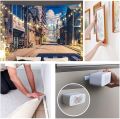5/10M Magic Sticker Tape Self Adhesive Extra Strong Double Sided Adhesive with Sticker Pad Fluffy Hook and Loop Fastener White. 