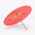 Tribal Umbrella Pahari chata marma chata chakma chata Bamboo umbrella (Red). 