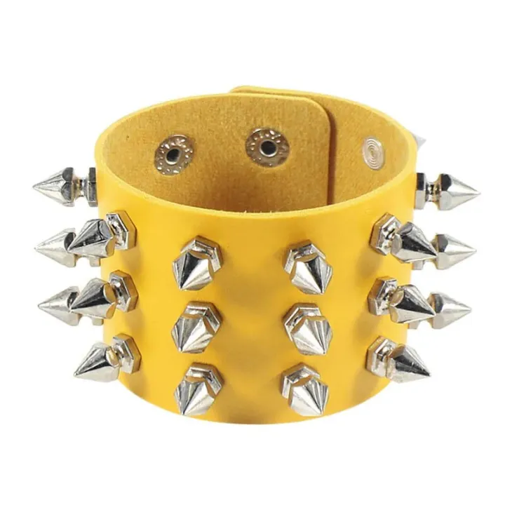 Black%20Leather%20Wristband%20Bracelet%20Cuff%20goth%20gothic%20punk%20bracelets%20women%20men%20metal%20armbands%20cosplay%20can%20be%20adjusted%20jewelry%20-%20Image%206