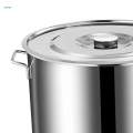 Stainless Steel Stockpot Heavy Duty Multipurpose Large Soup Pot Deep Cooking Pot for Commercial 30cm. 