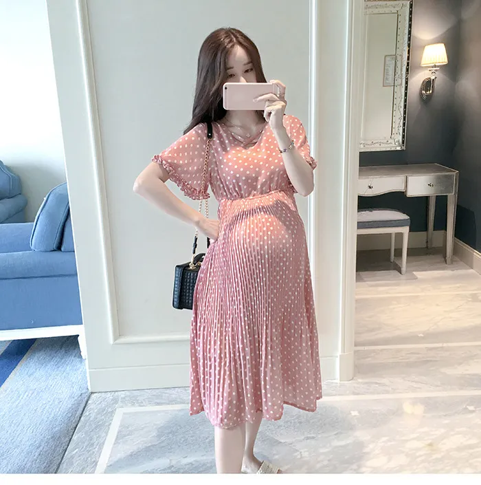 Summer Pregnancy Dress Fashion Women's Clothing 2018 Maternity