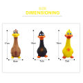 Pets Dog Toys Screaming Chicken Squeeze Sound Toy Rubber Pig Duck Squeaky Chew Bite Resistant Toy Puppy Training Interactive.
