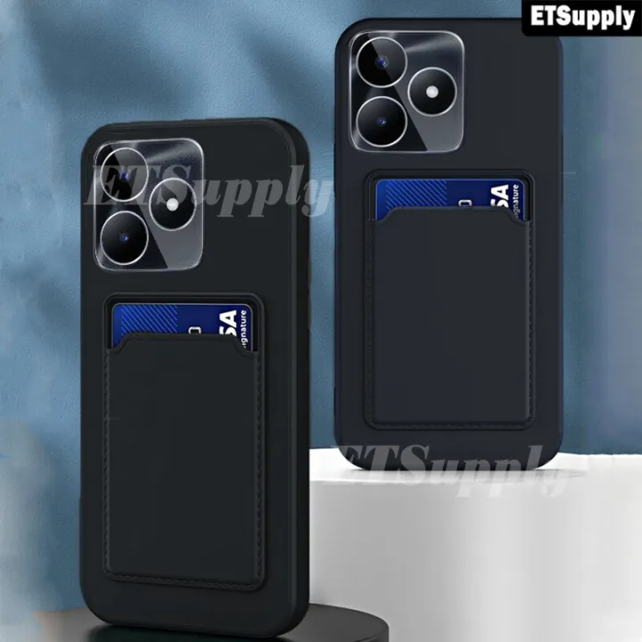 Wallet%20Phone%20Case%20for%20Realme%20C61%20Liquid%20Silicone%20Protection%20Soft%20Silicone%20Realme%20C61%20Back%20Card%20Case%20Convenient%20-%20Image%202