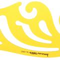 20cm French Curve Drawing Template KT Soft Plastic Design Drafting Stencil Ruler.