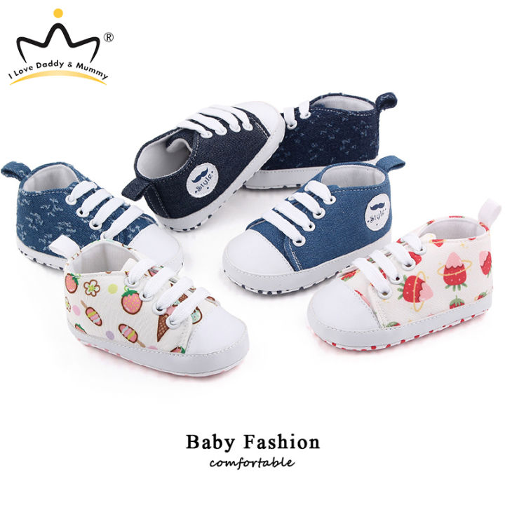 New Cute Cartoon Baby Shoes For Boy Girl Soft Cotton Nonslip Soled
