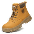 Waterproof Work Safety Shoes Men Boots Anti-smash Sneakers Steel Toe Electric Welding Boots Indestructible Male Footwear BunnyGarden.