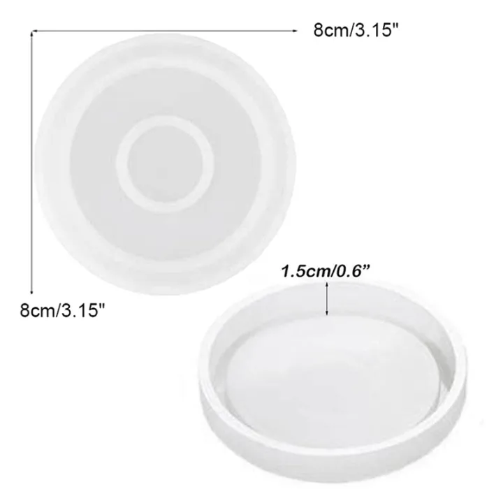 12%20Pack%20Round%20Silicone%20Coaster%20Molds,Clear%20Epoxy%20Molds%20for%20Casting%20with%20Resin,Concrete,Cement%20and%20Polymer%20Clay%20-%20Image%202