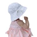 New Summer Panama Baby Sun Hat Outdoor Baby Girls Hat Lace Bowknot Cotton Baby Hat Kids Sun Caps Toddler Sunscreen Cap.
