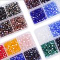 600pcs/lot 4mm Plated Color 5238 Bicone Beads Loose Spacer Beads Austria Jewelry Beads for Sewing Diy Supplies Jewelry Making.