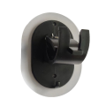 Self Adhesive Curtain Rod Brackets Removable ABS 2PCS Rod Holders Nail Free Adjustable Adhesive Hooks for Home Decor Rental Apartments DIY Enthusiasts Window Treatment Quick Setup.