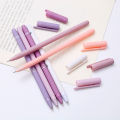 6Pcs/Set Cute Morandi Gel Pen Kawaii 0.5mm Black BallPen Office School Stationery Supplies Student Writing Water Pen Neutral Pen.