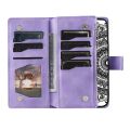 （COD Available)Multi-Card Totem Zipper Leather Phone Case For Honor 200 Lite. 