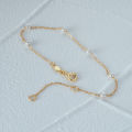 CANNER S925 Sterling Silver Bracelet For Women Stacked Wear Temperament Versatile Pearl Chains Bracelet Hand Ornament Jewelry. 