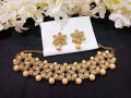 Treditional fashion wedding /party bridal choker necklace & Earrings set for women - Necklace - Necklace For Girls. 