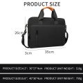 Laptop Bag Shoulder Sleeve Notebook Briefcase 14 15.6 Inch Laptops Zipper Bags For Macbook Portable Computer Business Men Pouch.