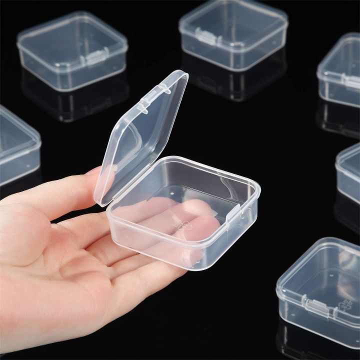 1-24%20Pieces%20Small%20Clear%20Plastic%20Beads%20Storage%20Containers%20Box%20with%20Hinged%20Lid%20Storage%20Case%20of%20Small%20Items%20Crafts%20Jewelry%20Hardware%20-%20Image%203