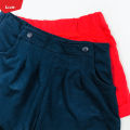 Teen Girls Comfortable Terry Cotton Short Pant With Elastic Waist Side Pocket From Levin. 