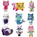 Gabby Dollhouse Plush Toy Mercat Cartoon Stuffed Animals Mermaid Car Cat Plushie Doll Kids Birthday Christams Gifts. 