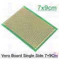 Veroboard Single Side Dot 9x7cm Glass Fiber Stripboard PCB Printed Circuit Board Project Board For Prototyping Weld Soldering Arduino DIY. 