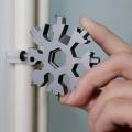 18 In 1 Snowflake Multi Pocket Tool Keychain Spanner Hex Wrench Multifunction Screwdriver Multipurpose Camp Survive Outdoor Hike -Multiple colour.