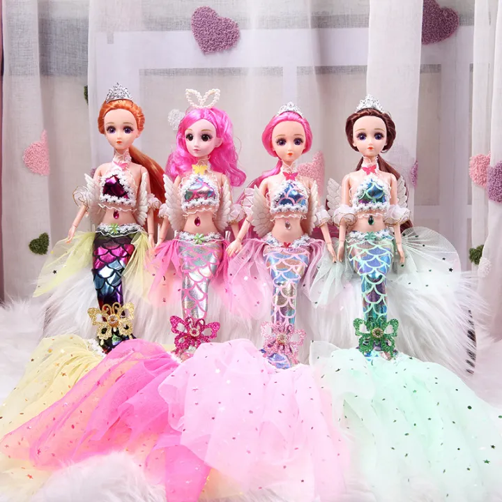 45cm%20Mermaid%20Princess%20Heng%20Chao%20Confused%20Barbie%20Doll%20Set%20Girls%20Children's%20Toy%20Mermaid%20Doll%20Wholesale%20-%20Image%202